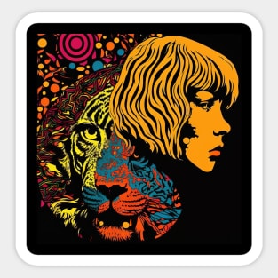 Tiger Lady Sticker
